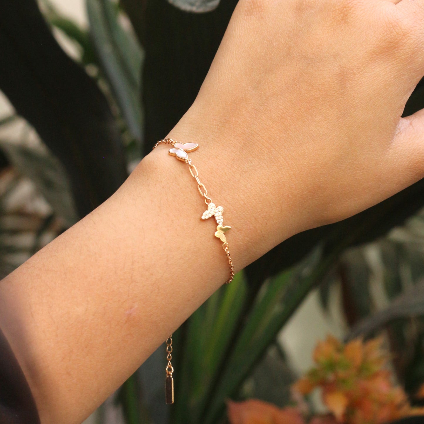 Butterfly Charm Bracelet