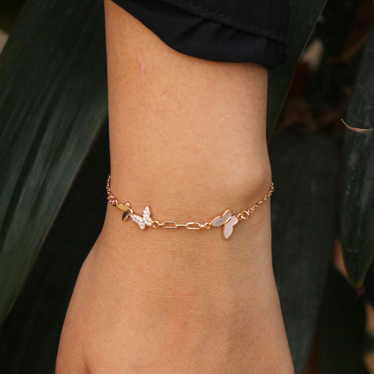 Butterfly Charm Bracelet
