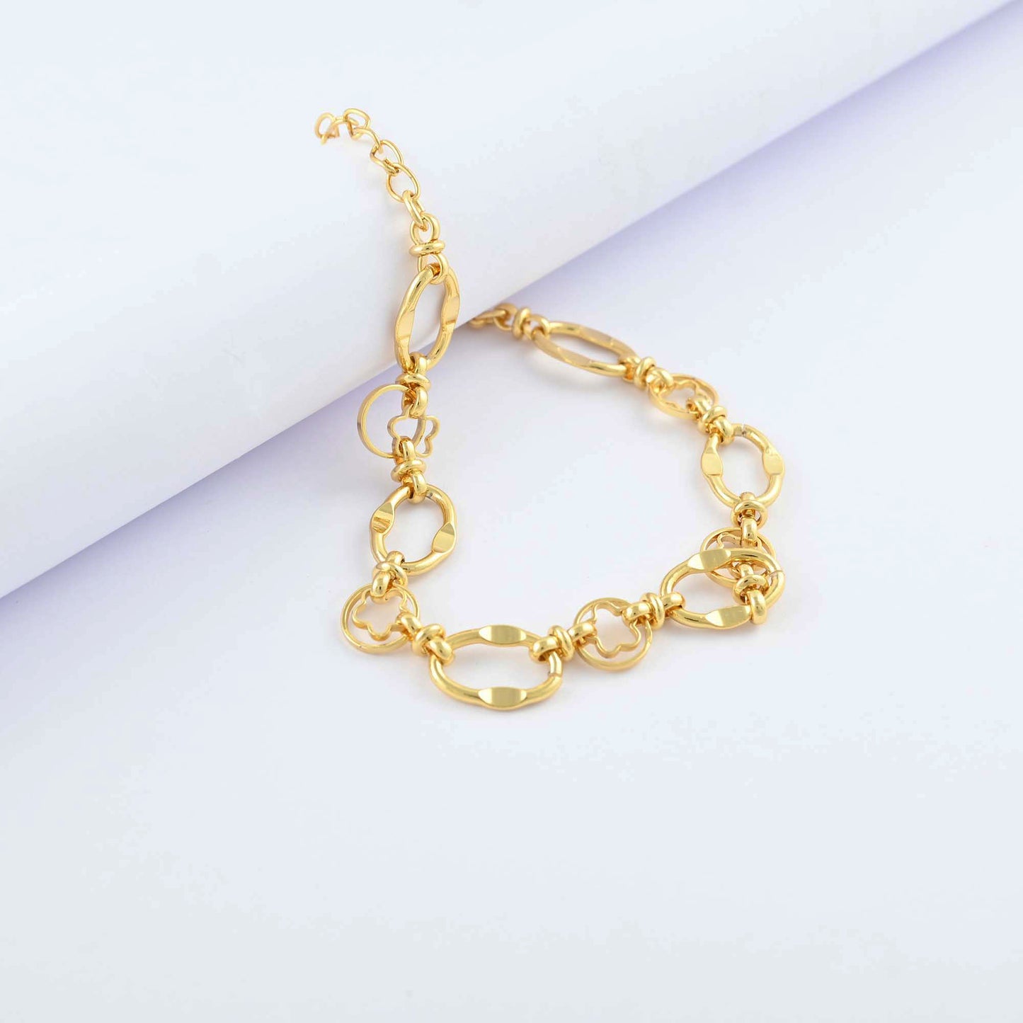 Glided Link Bracelet