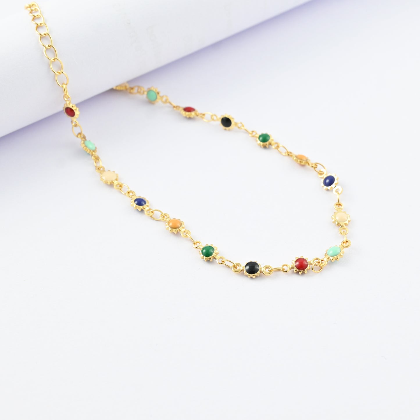 Rainbow Drift Anklet