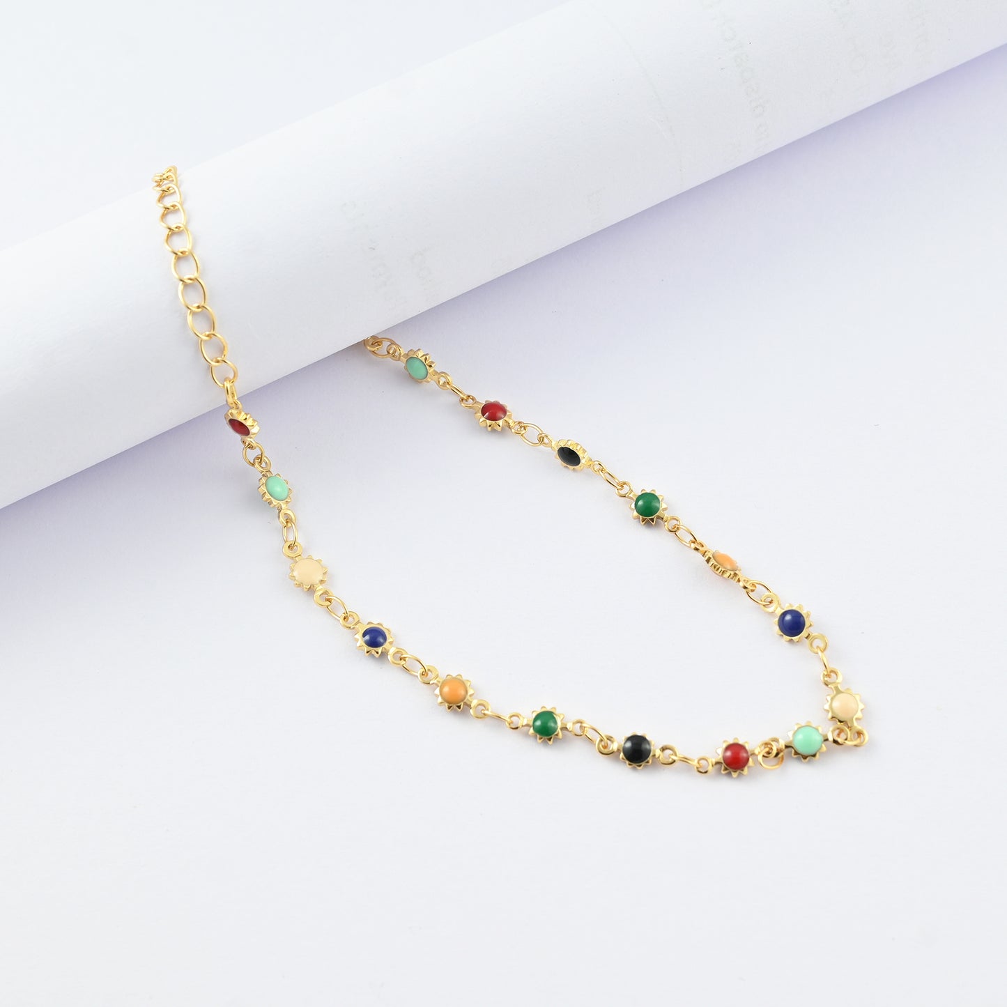 Rainbow Drift Anklet