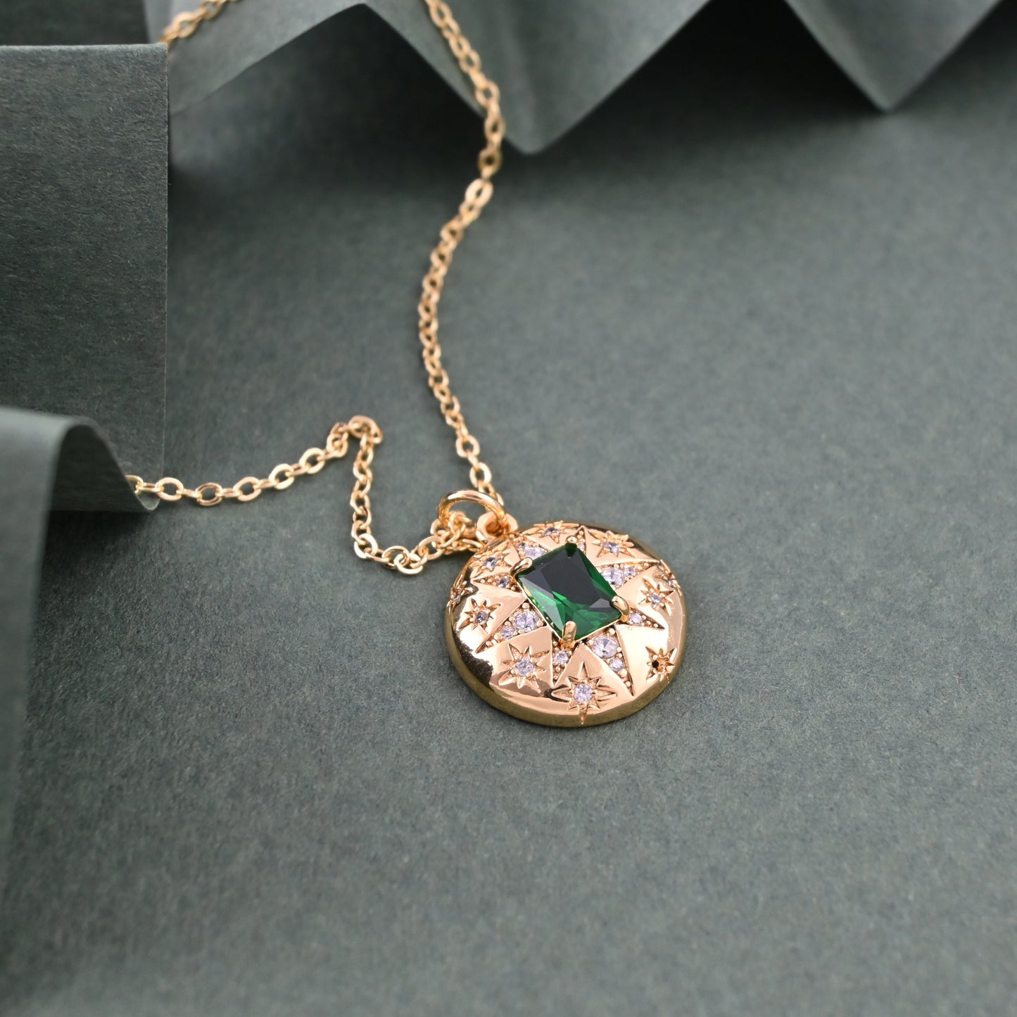 Emerald Eclipse Necklace