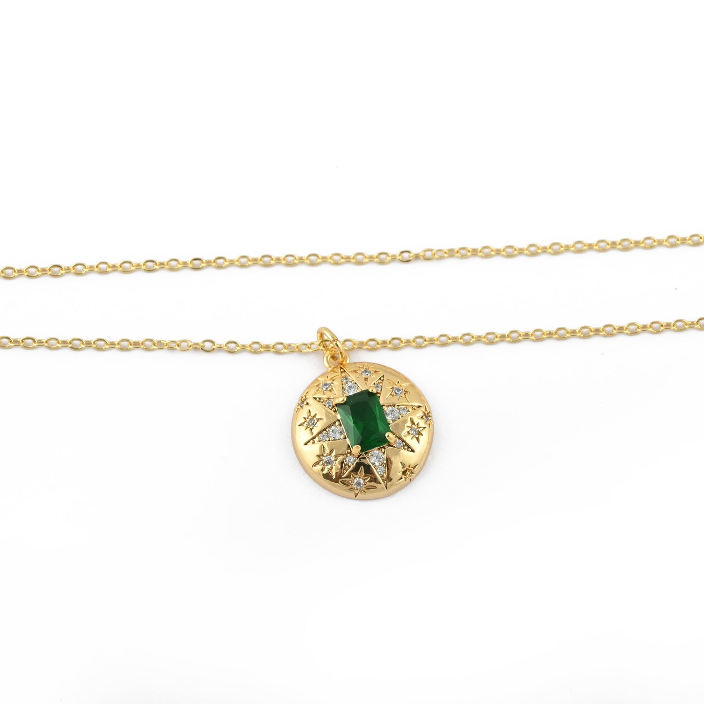 Emerald Eclipse Necklace