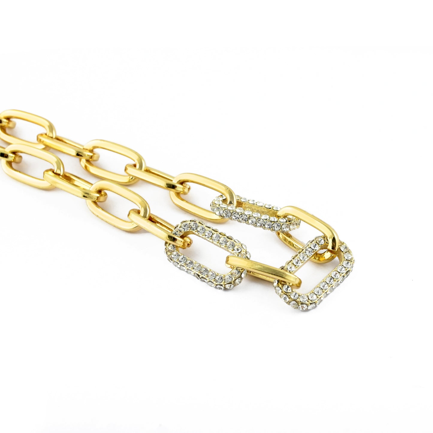 Gilded Glimmer Links Necklace