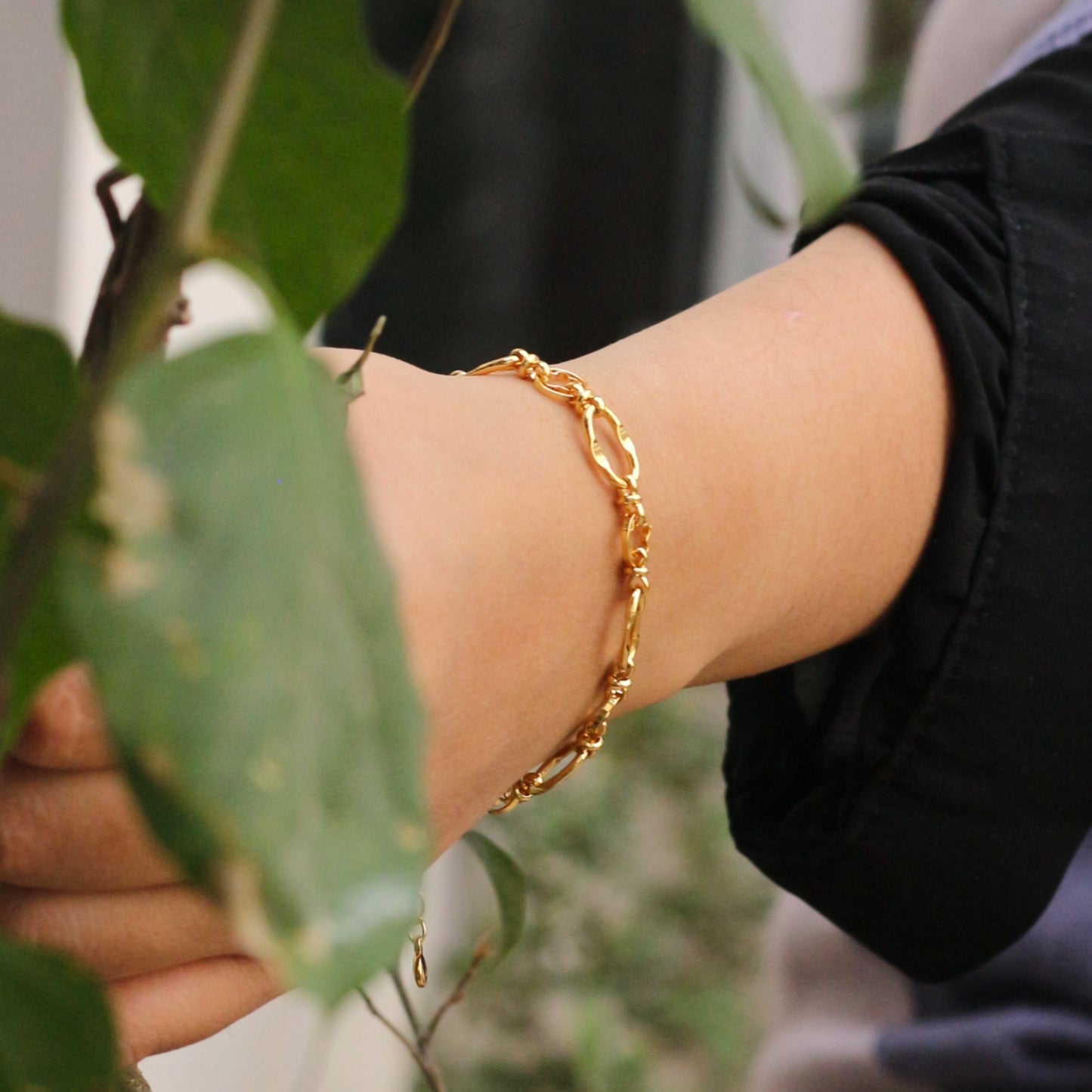 Glided Link Bracelet