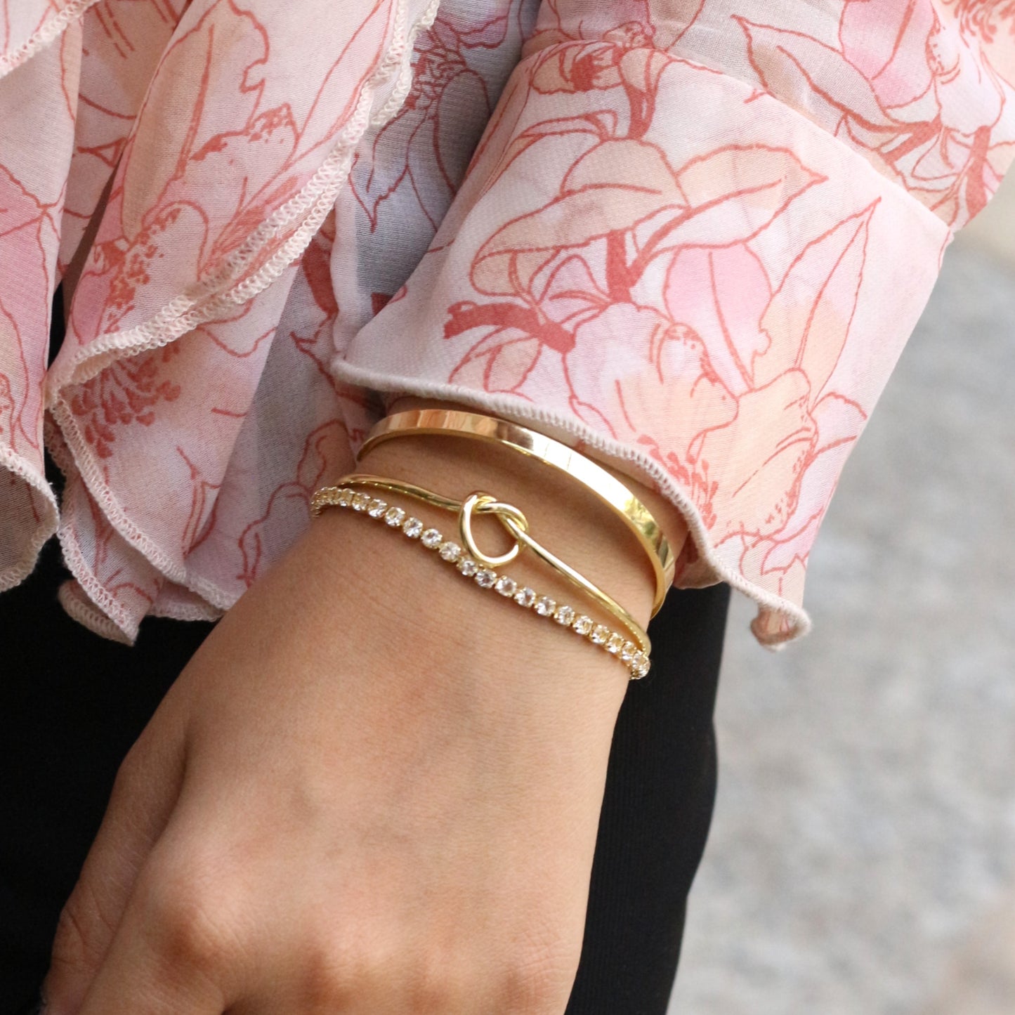 Gleam & Grace Trio Bracelet