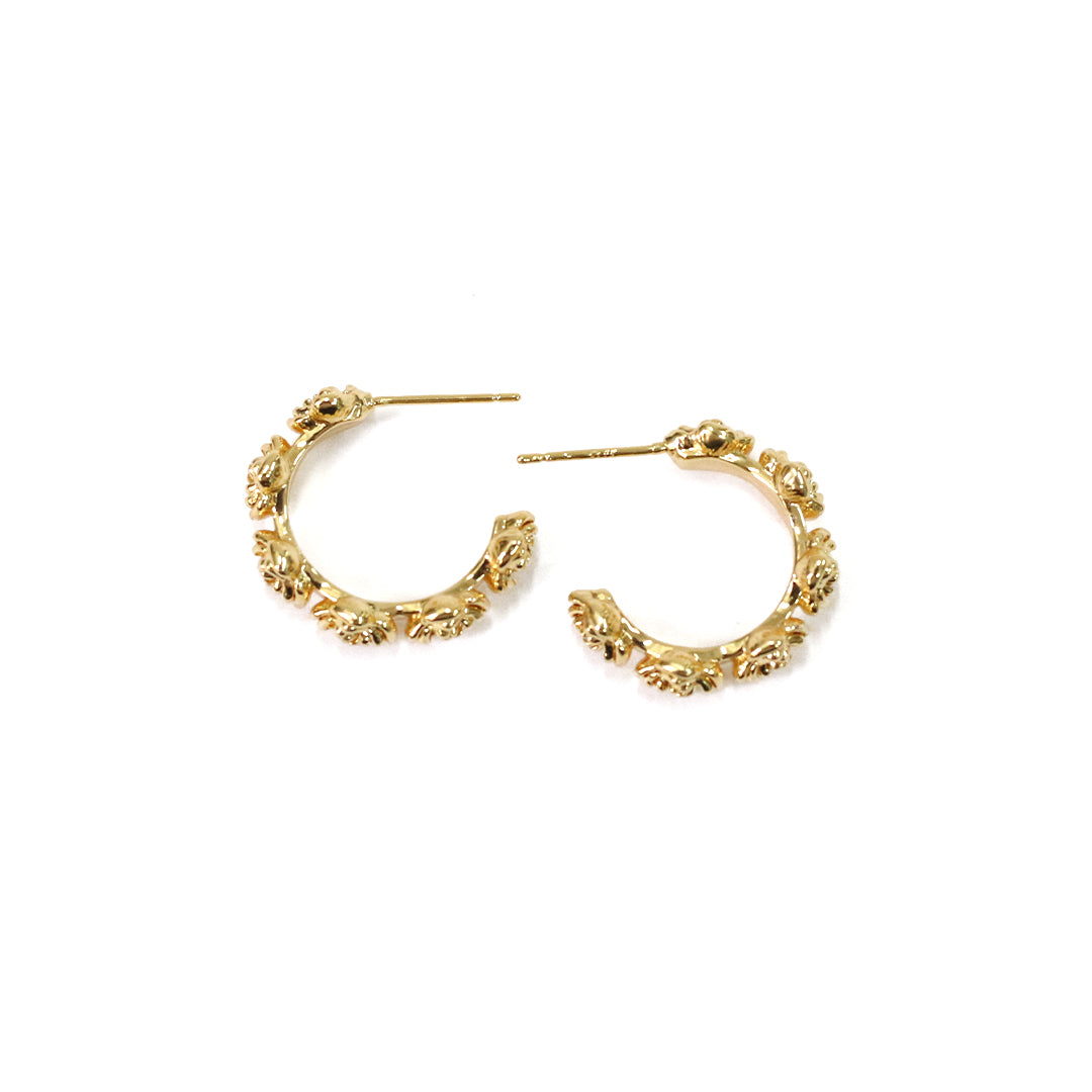 Flower Trail Hoops Earrings