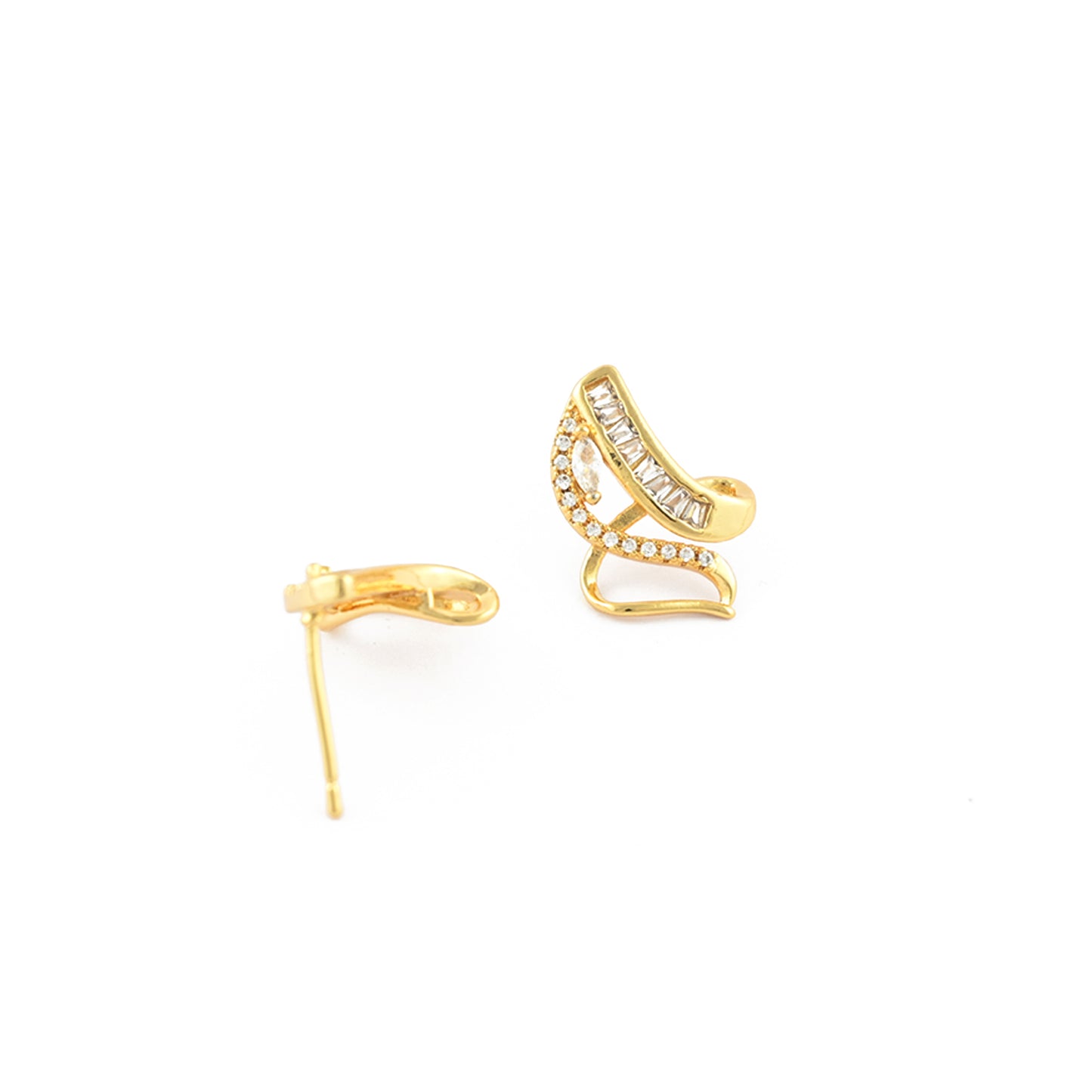 Leaflet Luxe Stud Earrings