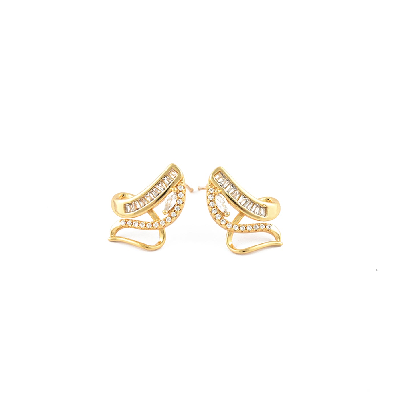 Leaflet Luxe Stud Earrings