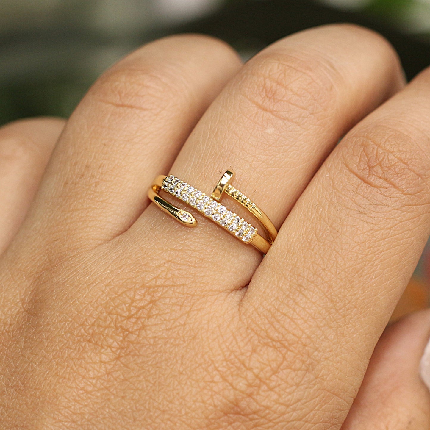 Adjustable Nail Wrap Ring