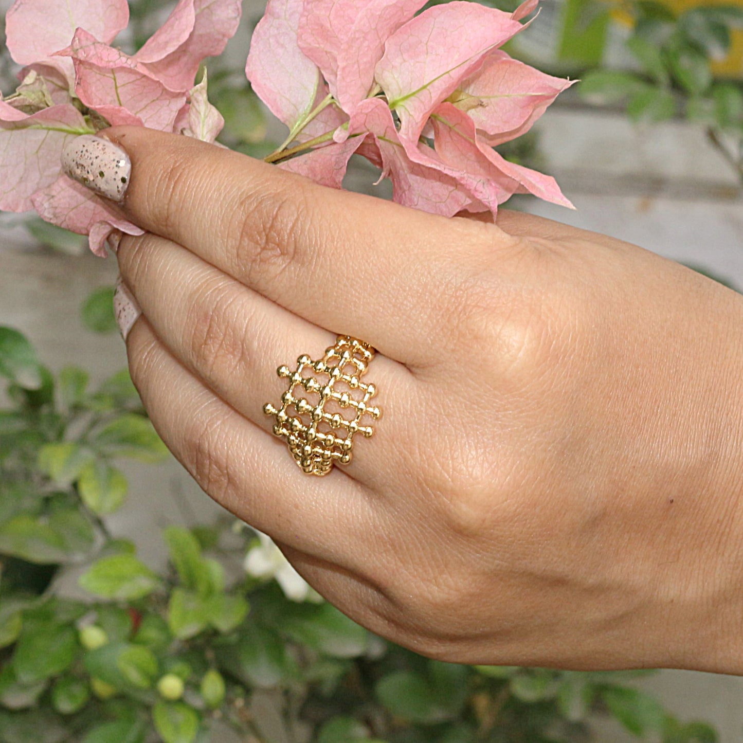 Honeyglow Adjustable Ring