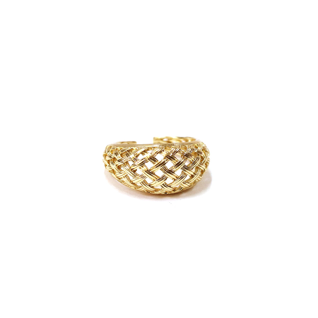 Bubble Gold Band Ring