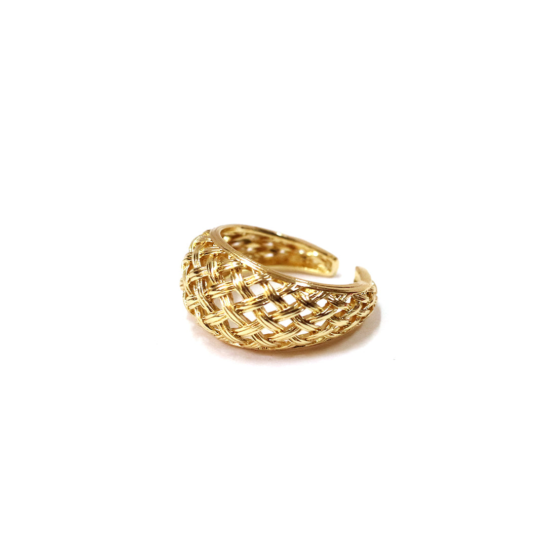 Bubble Gold Band Ring