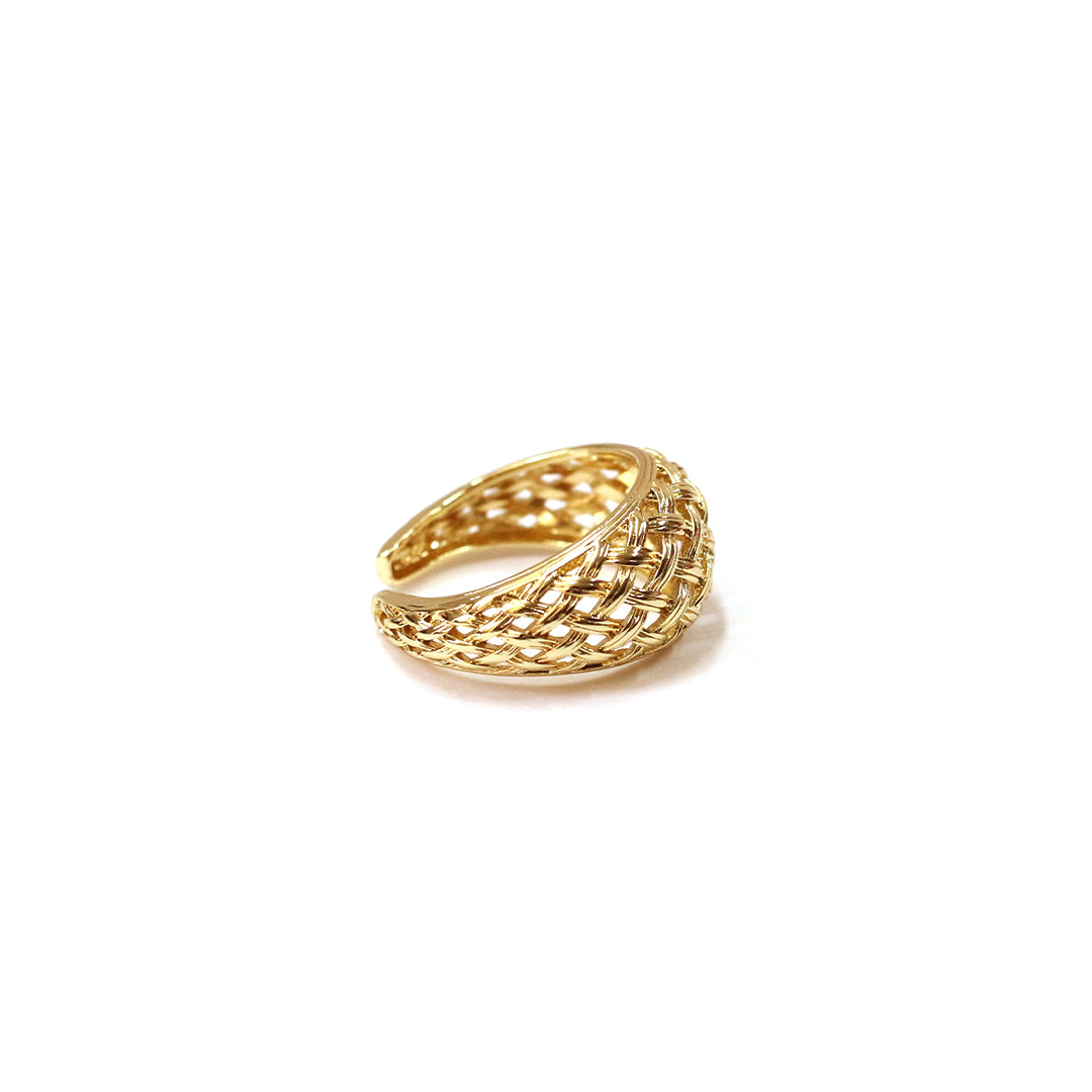 Bubble Gold Band Ring