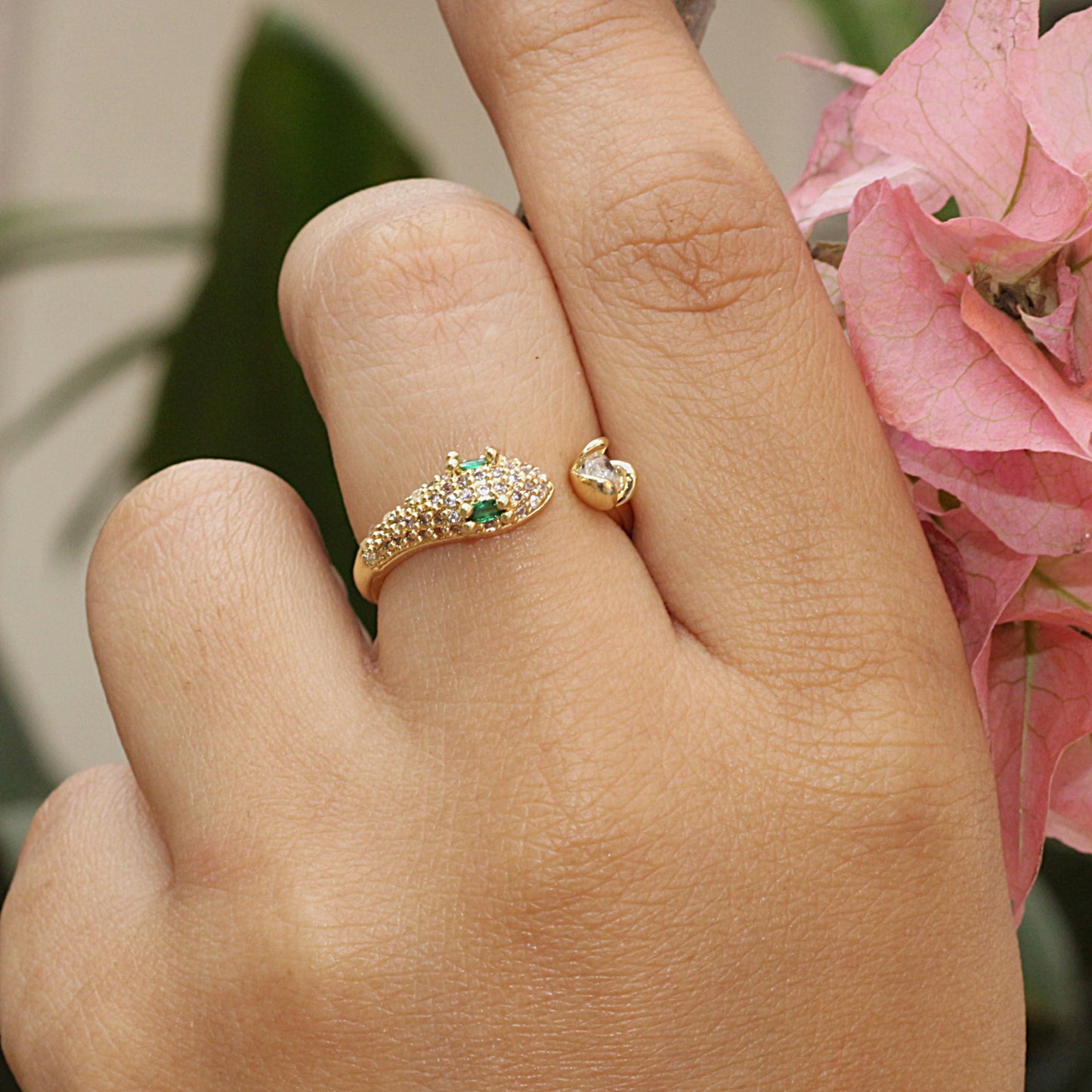 Emerald Wrap Ring