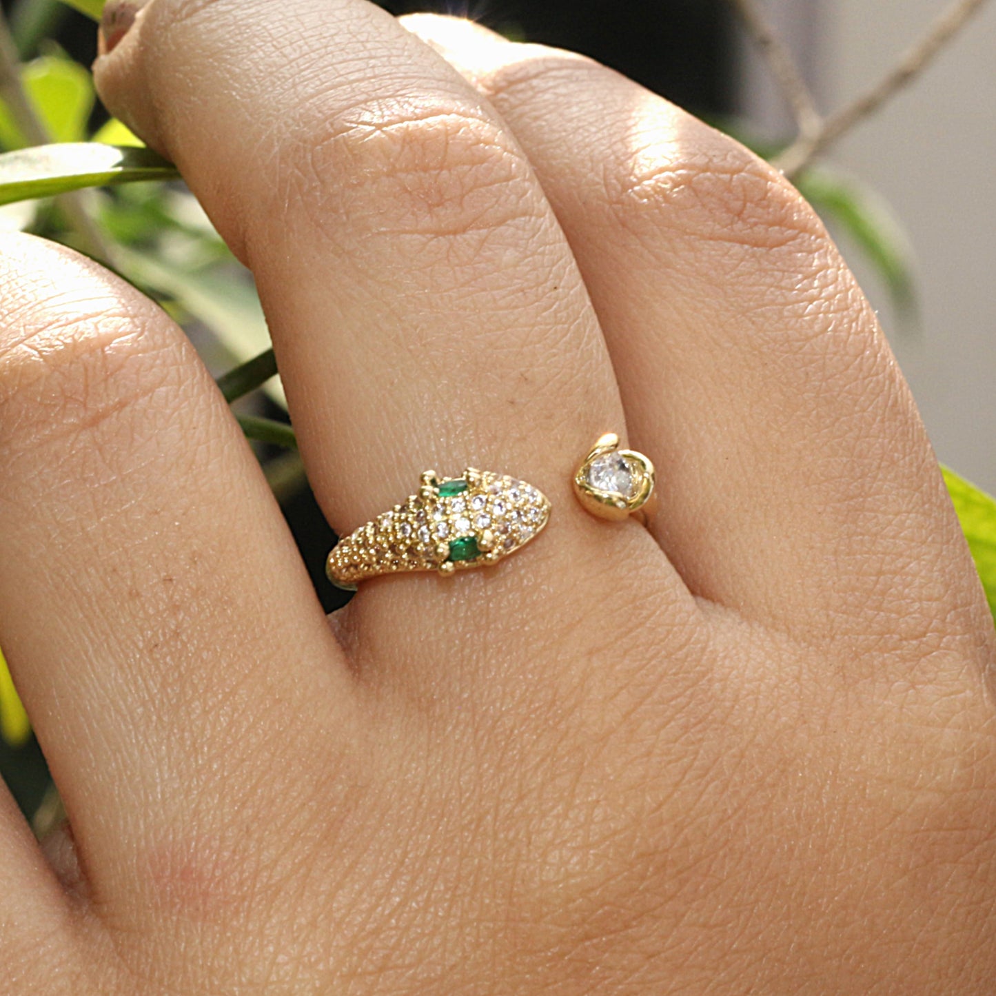 Emerald Wrap Ring