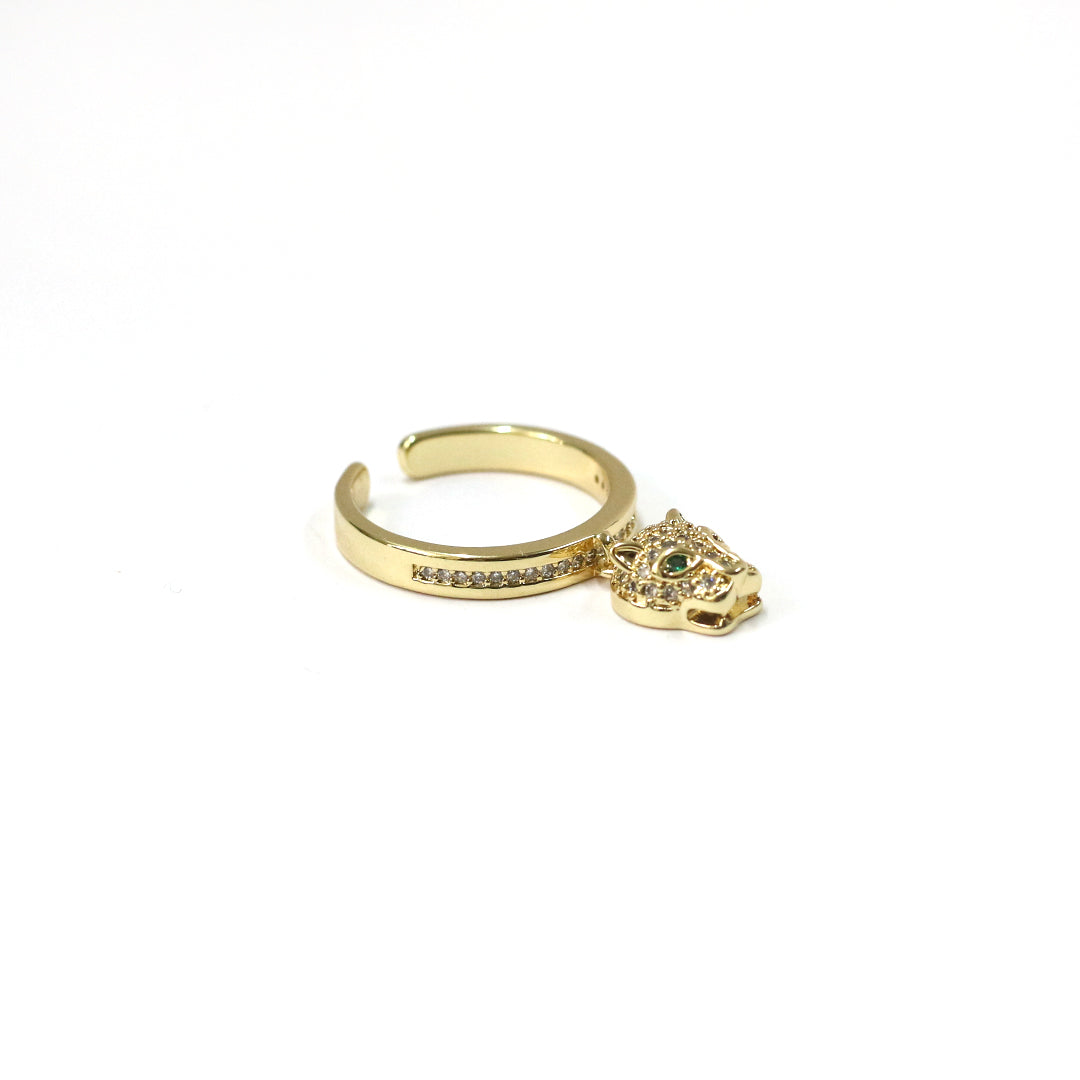 Wild Elegance Panther Ring