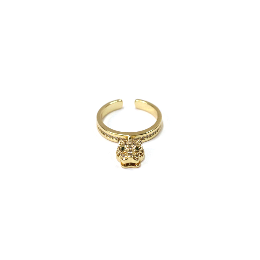 Wild Elegance Panther Ring