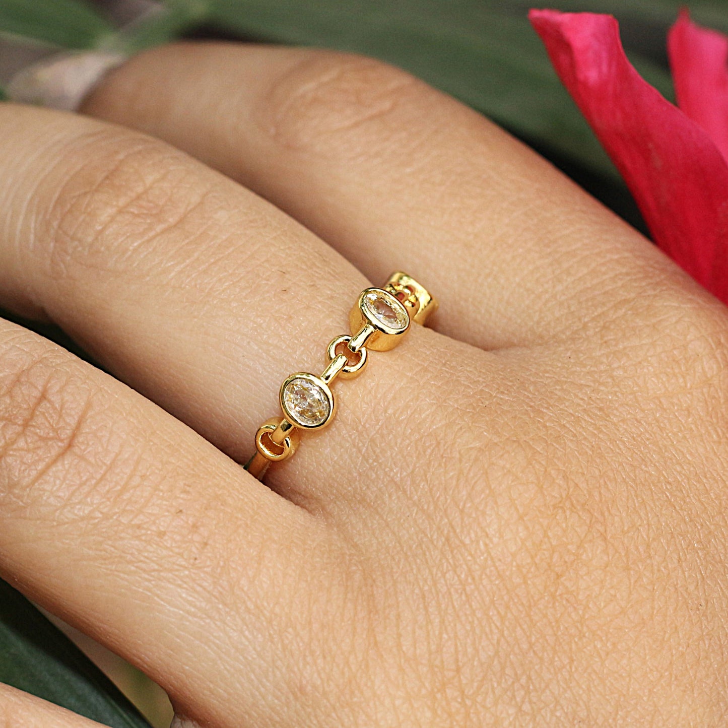 Golden Daze Gem Ring