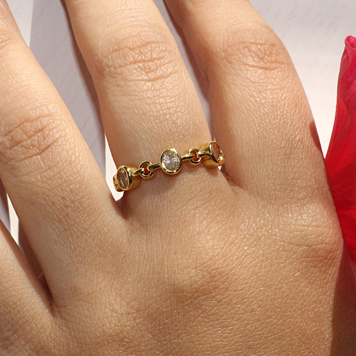 Golden Daze Gem Ring