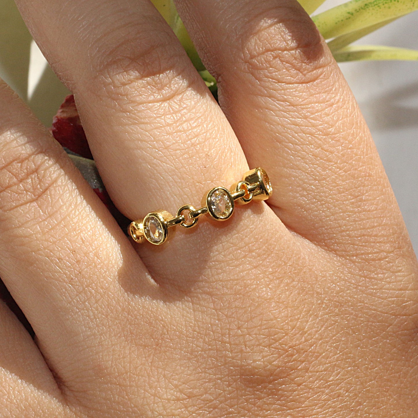 Golden Daze Gem Ring