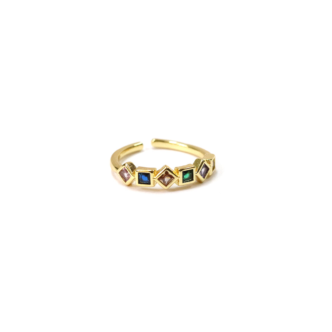Gilded Prism Ring