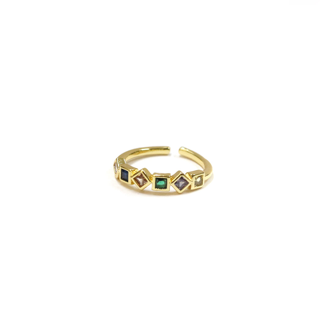 Gilded Prism Ring