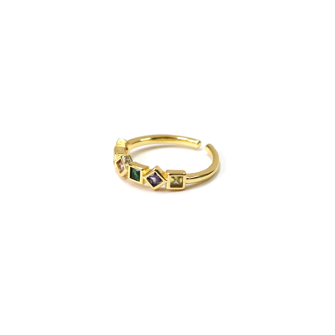 Gilded Prism Ring