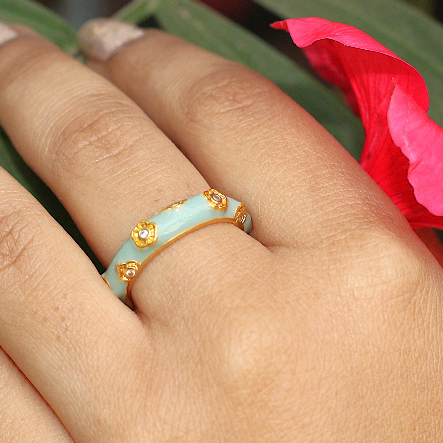 Floral Dreams Enamel Band