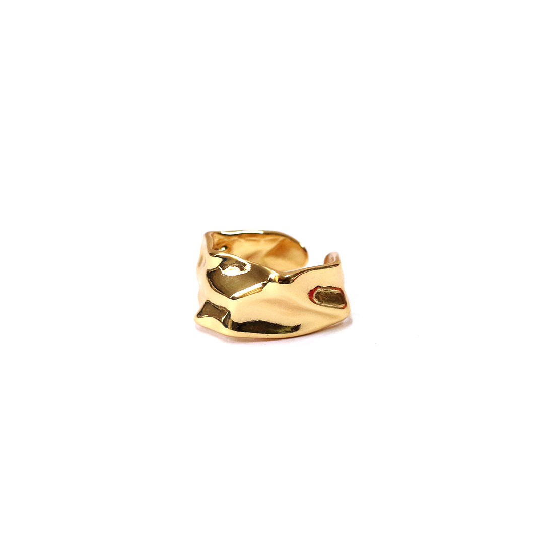 Molten Texture Statement Ring