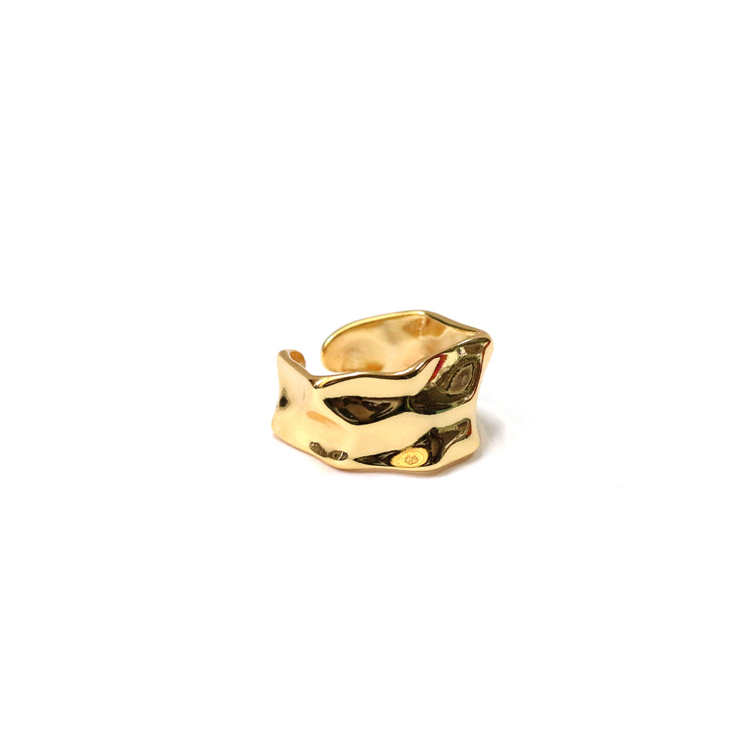 Molten Texture Statement Ring