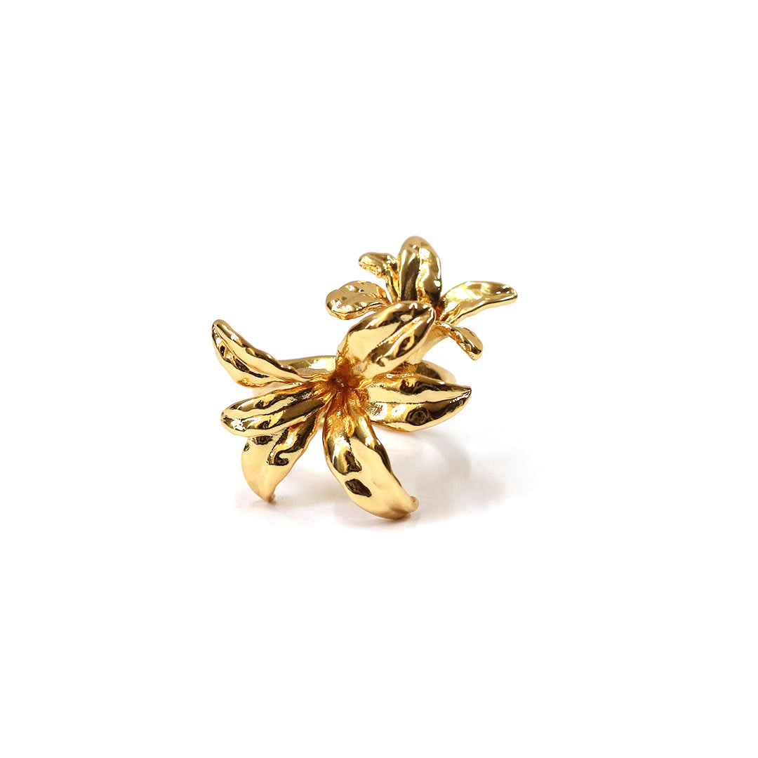 Blooming Gold Flower Ring