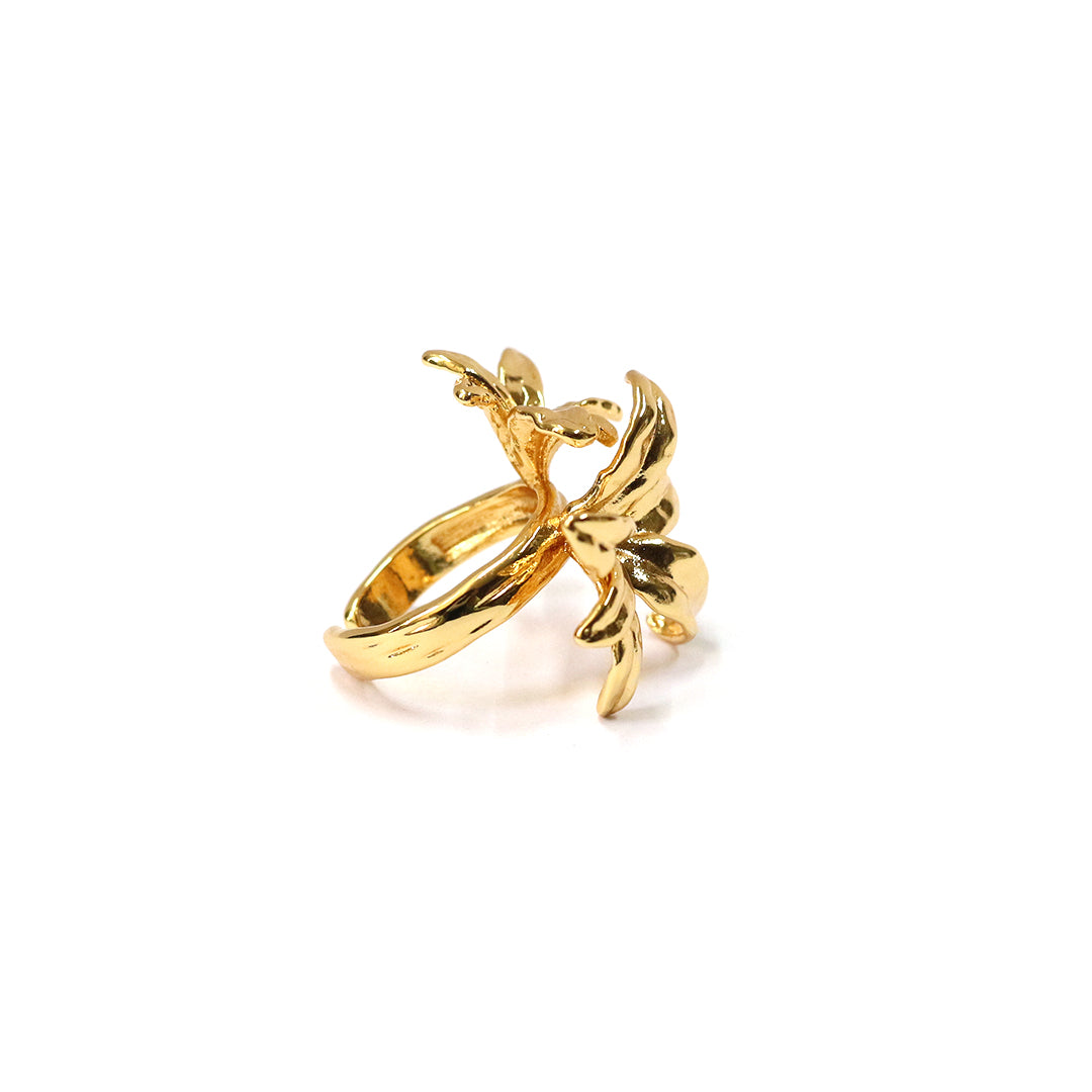 Blooming Gold Flower Ring
