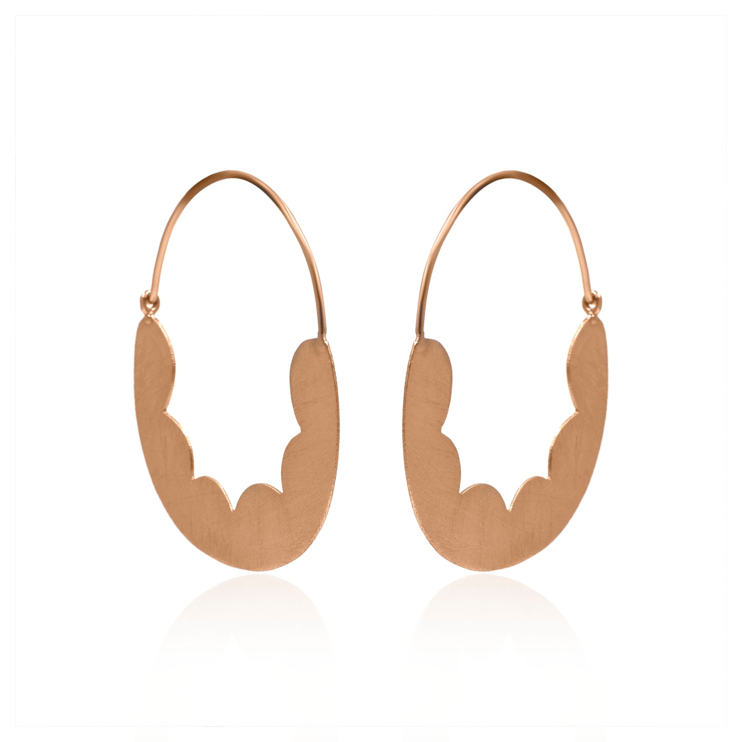 Cloud In The Sky Hoop Earrings