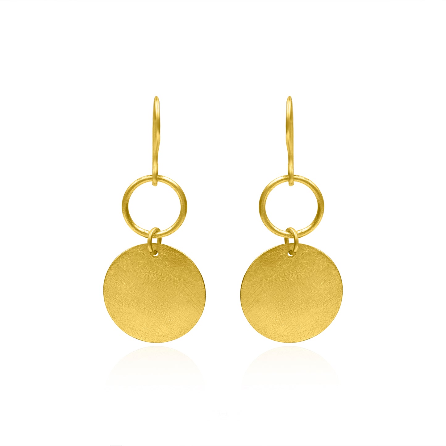 Link Of Rings Hook Earrings
