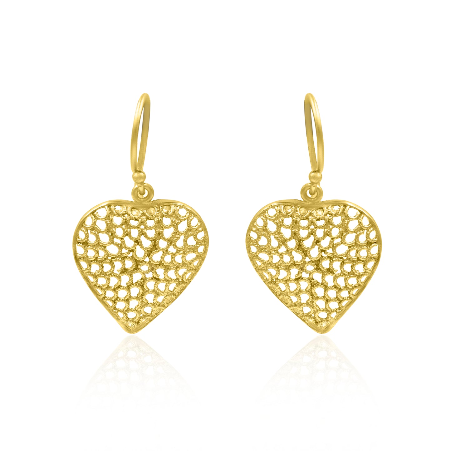 Heart Touching Hook Earrings