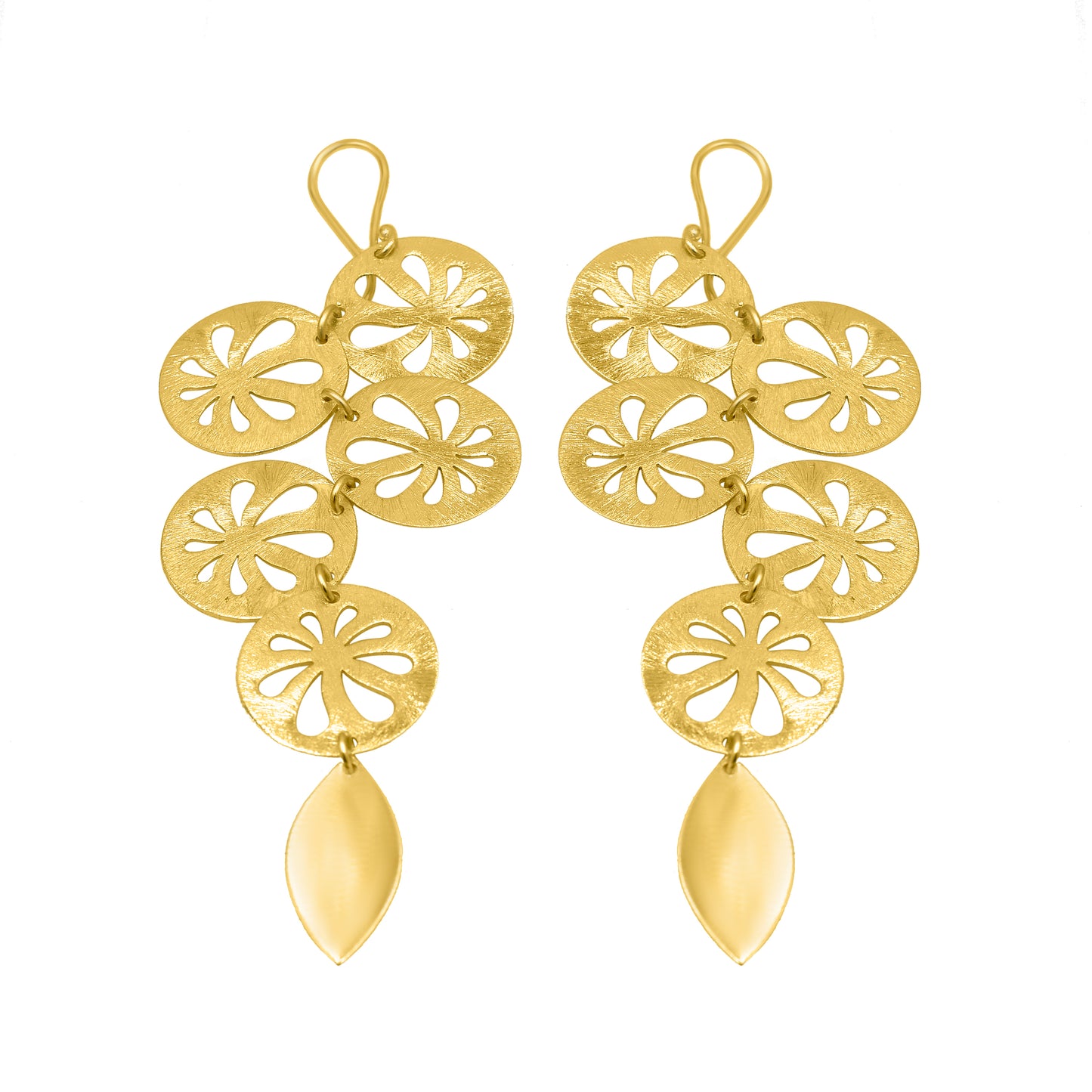 Flower Blast Hook Earrings