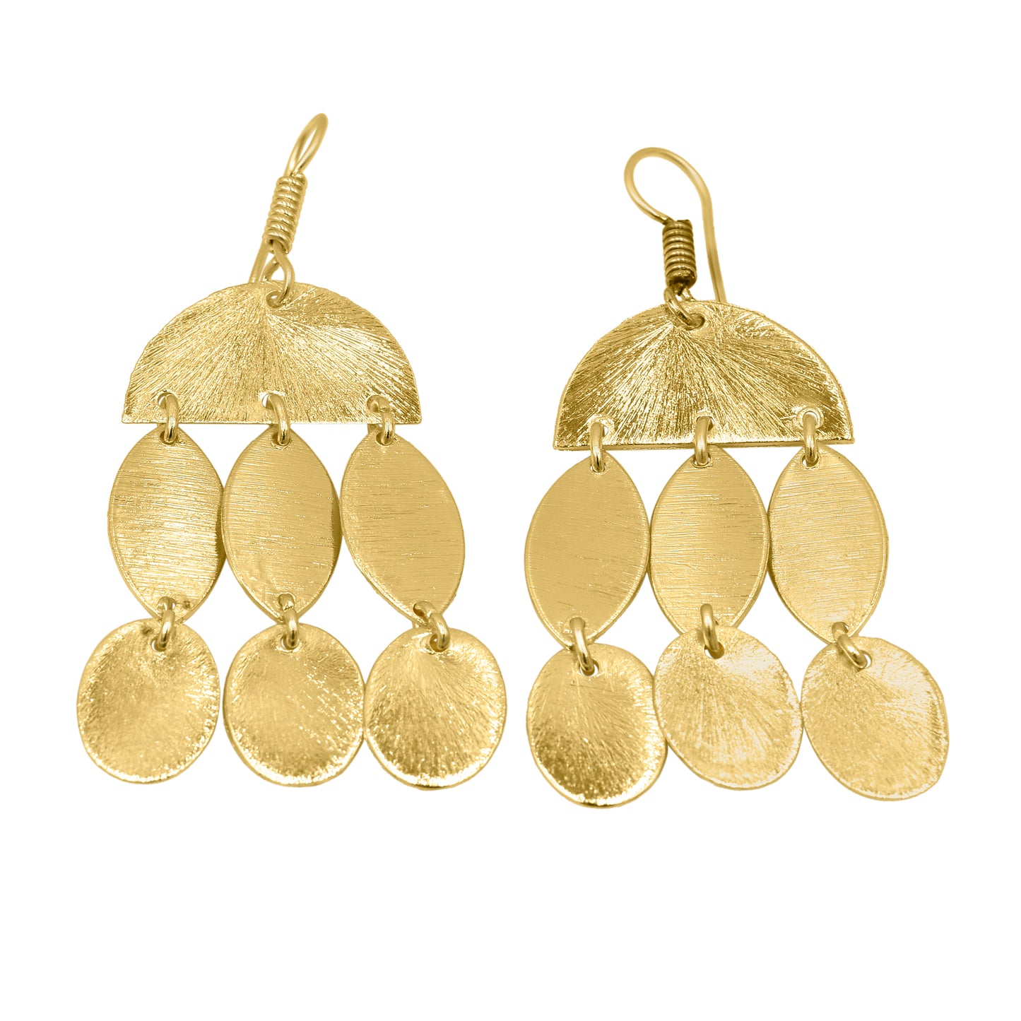 Golden Fall Hook Earrings