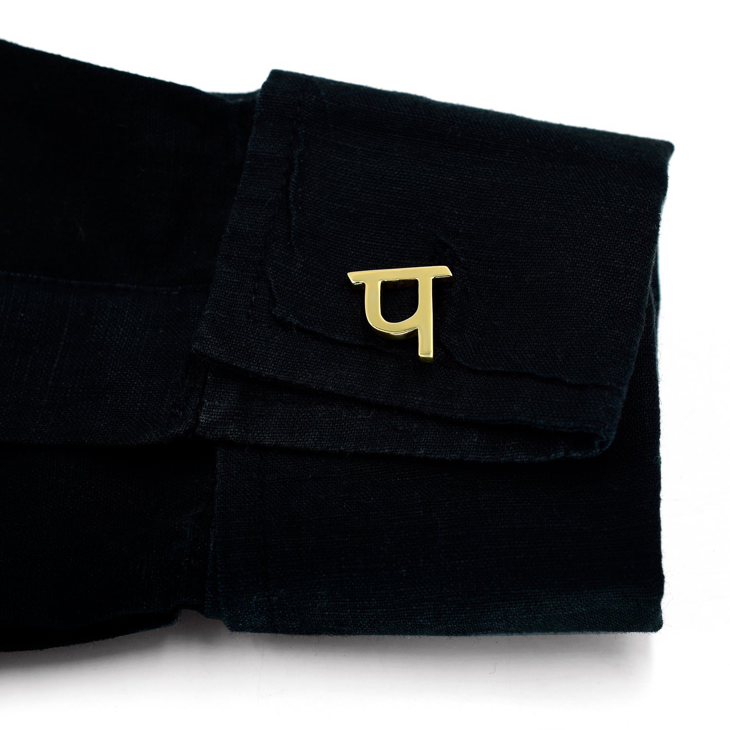 Hindi Initials Letter Cufflinks