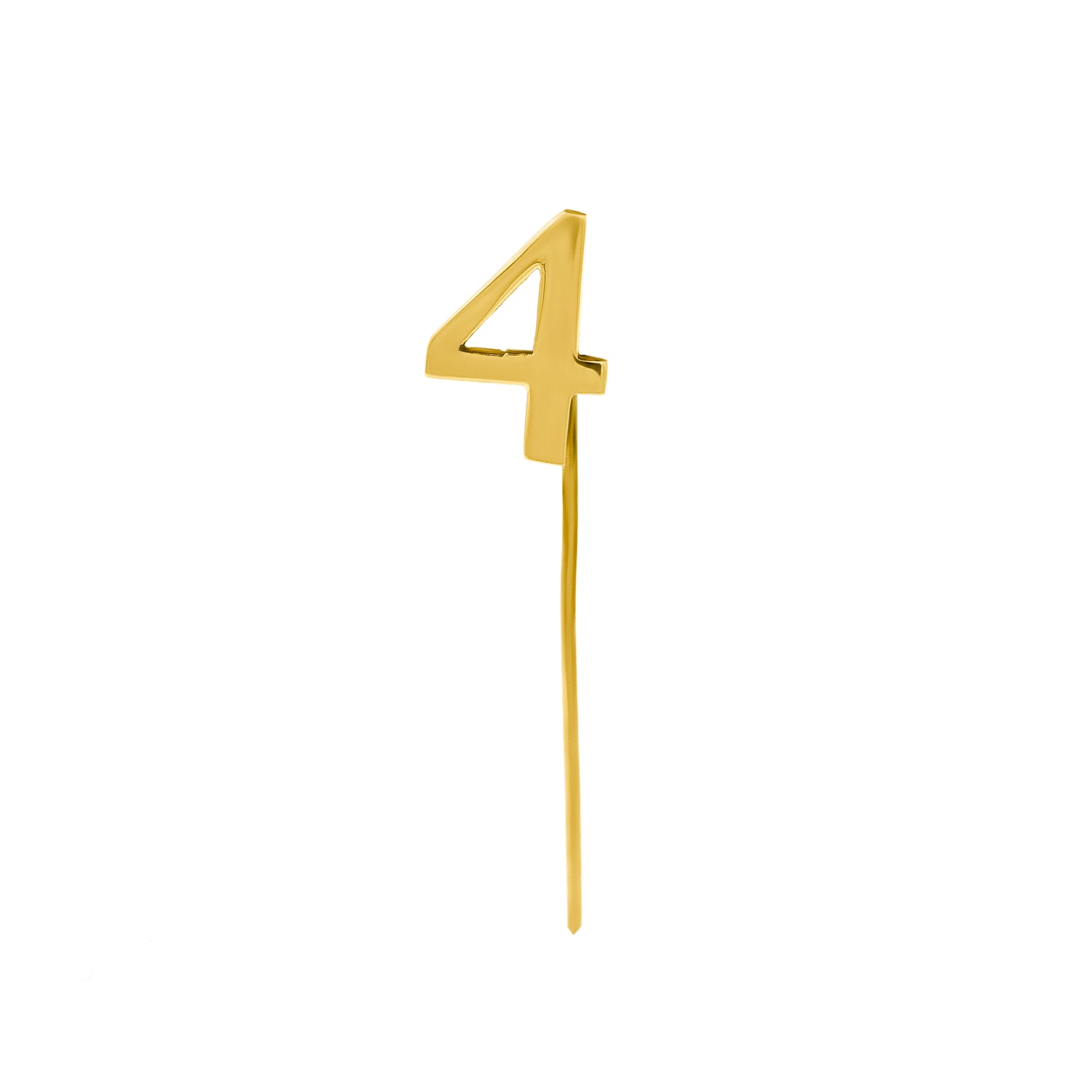 Number Lapel Pins