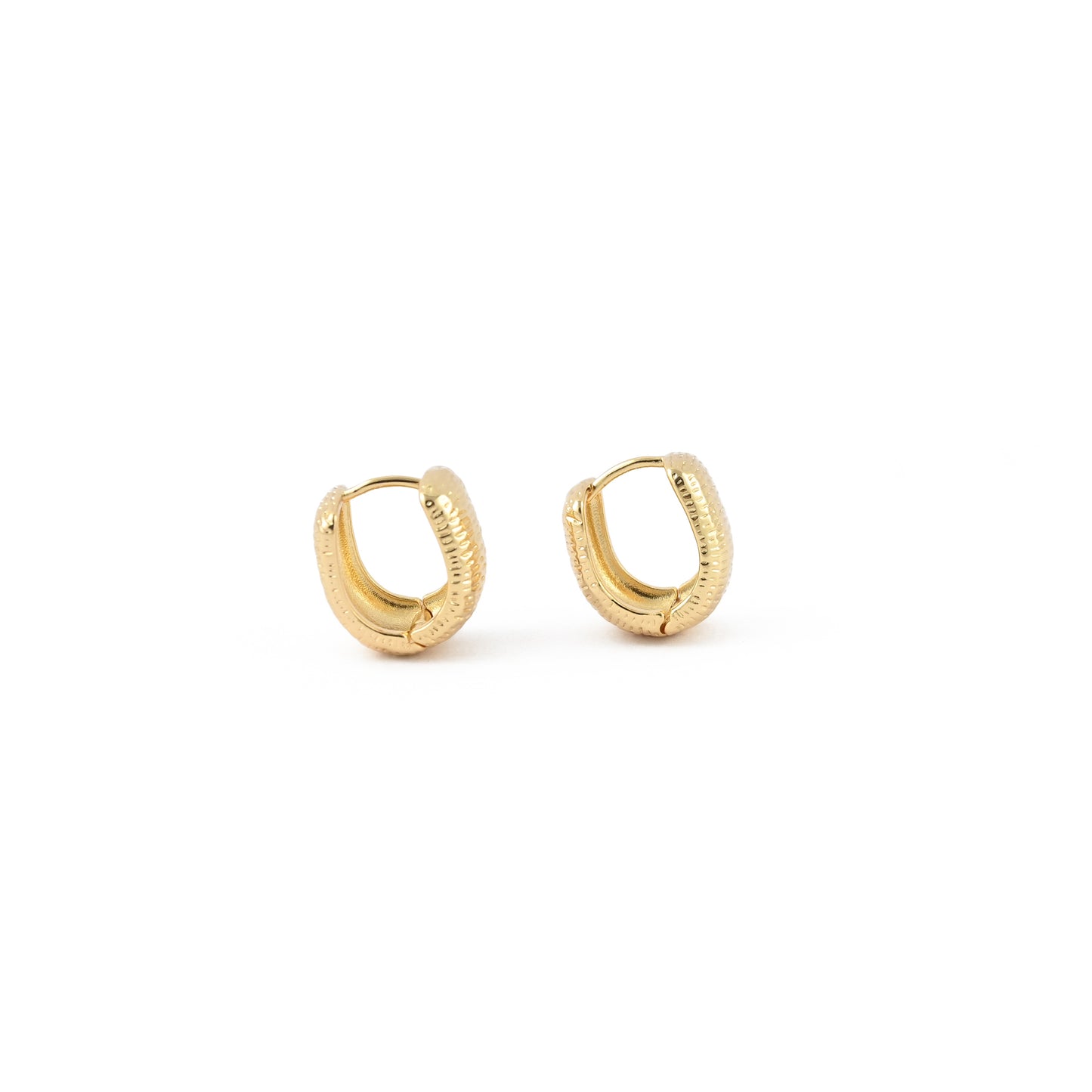 Textura Bold Hoops Earrings