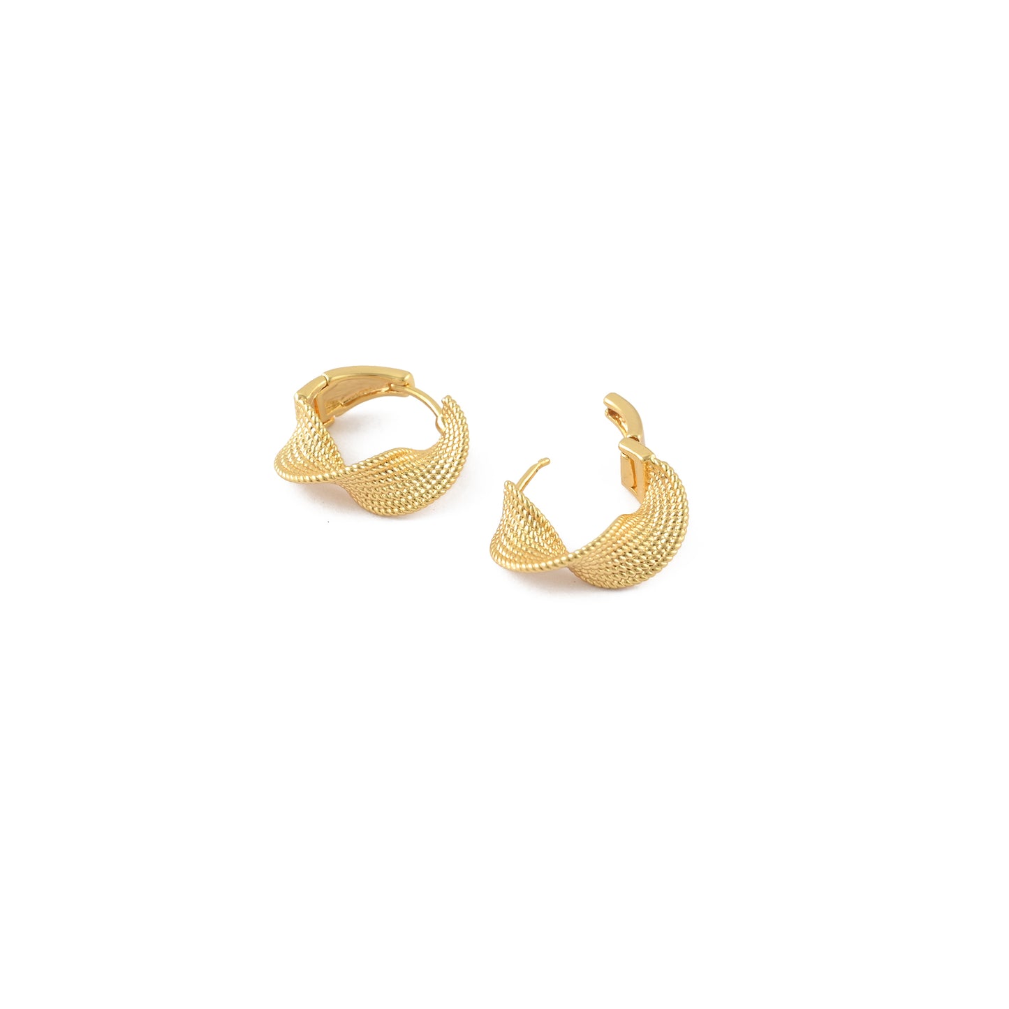 Nova Curve Hoops Earrings