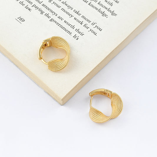 Nova Curve Hoops Earrings