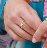 Textured Ways Of Crossing Ring