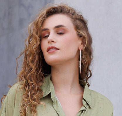 Power Curve Hoop Earrings