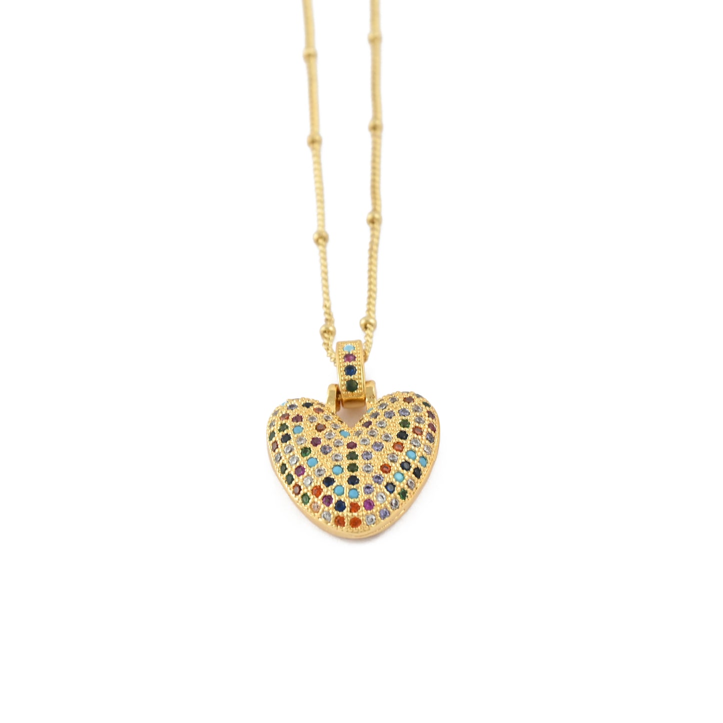Sparkling Heart Necklace