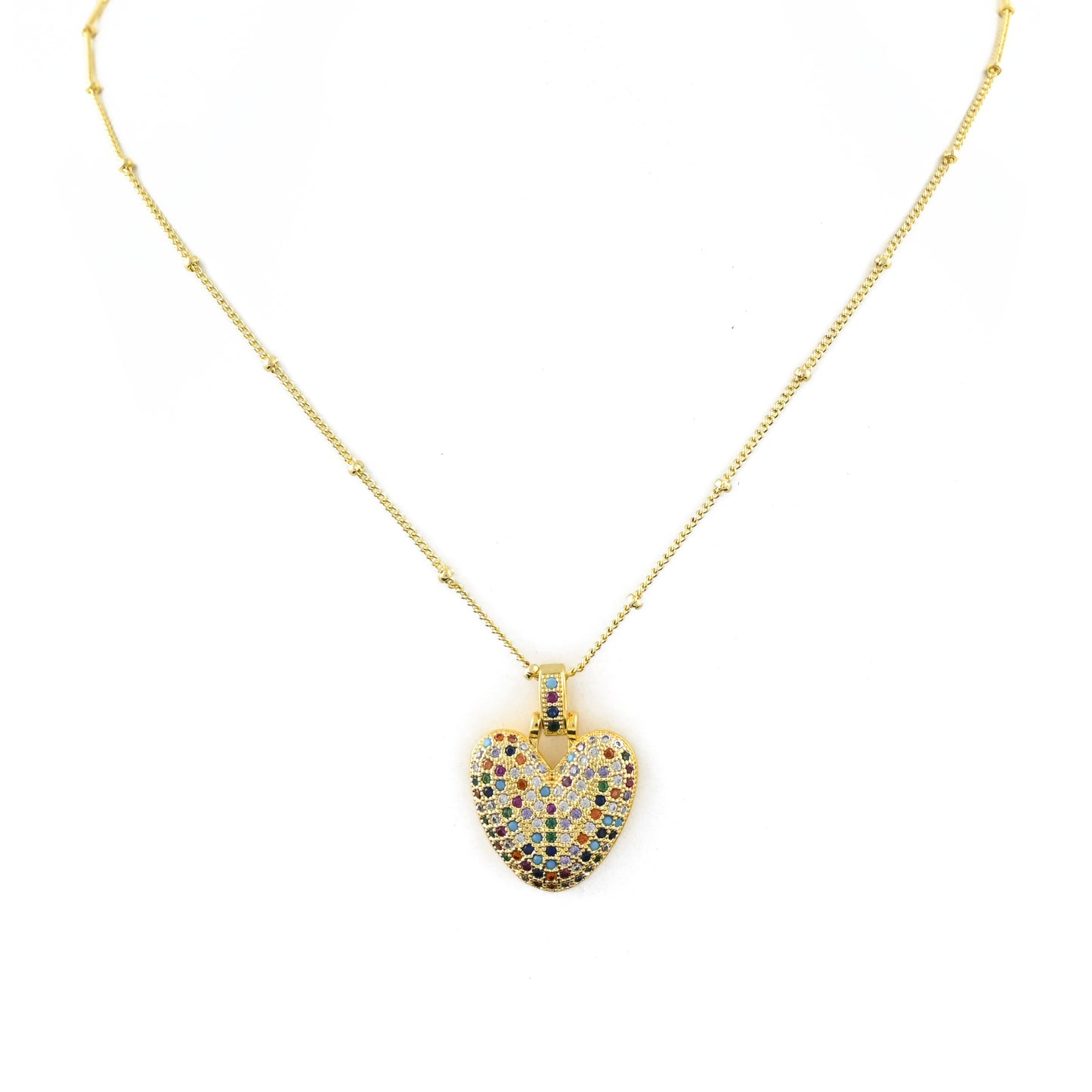 Sparkling Heart Necklace