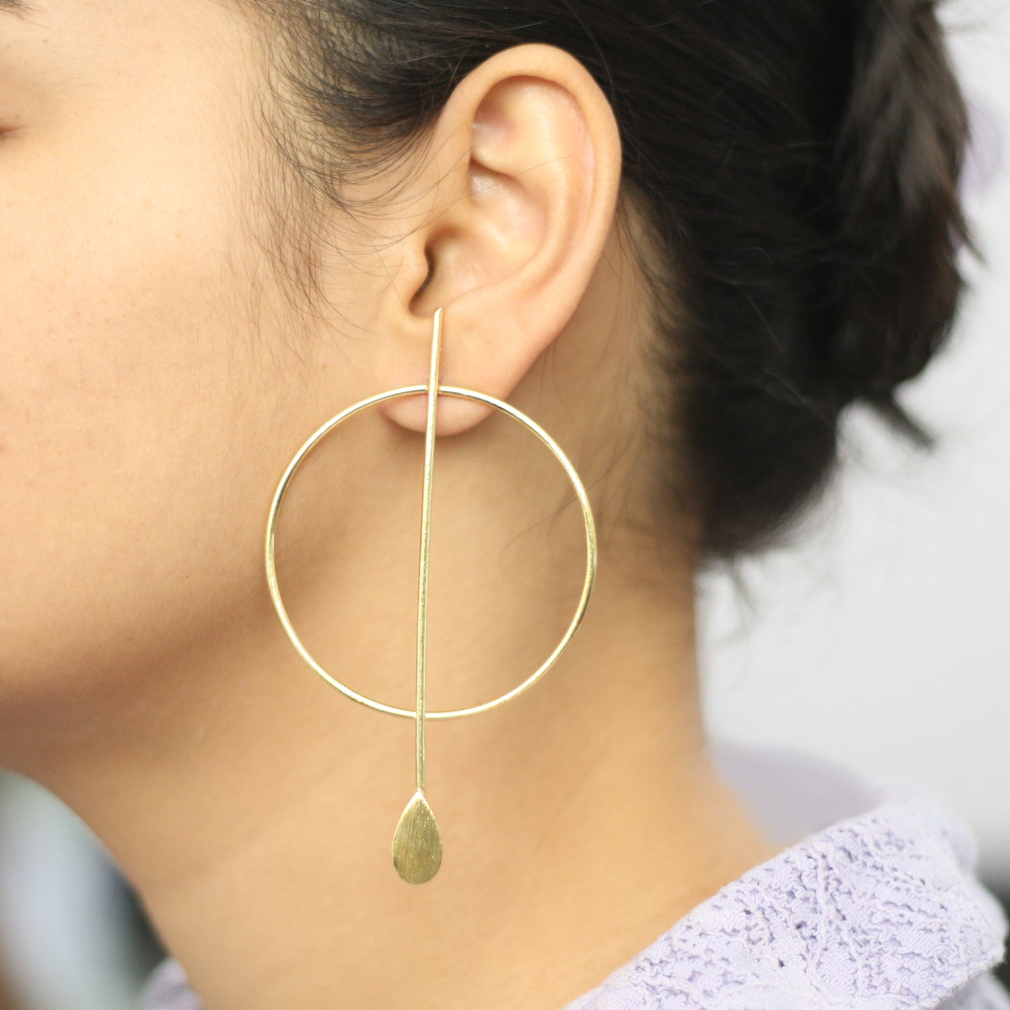 Circular Chimes Stud Earrings