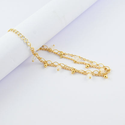 Moonstone Meadow Anklet