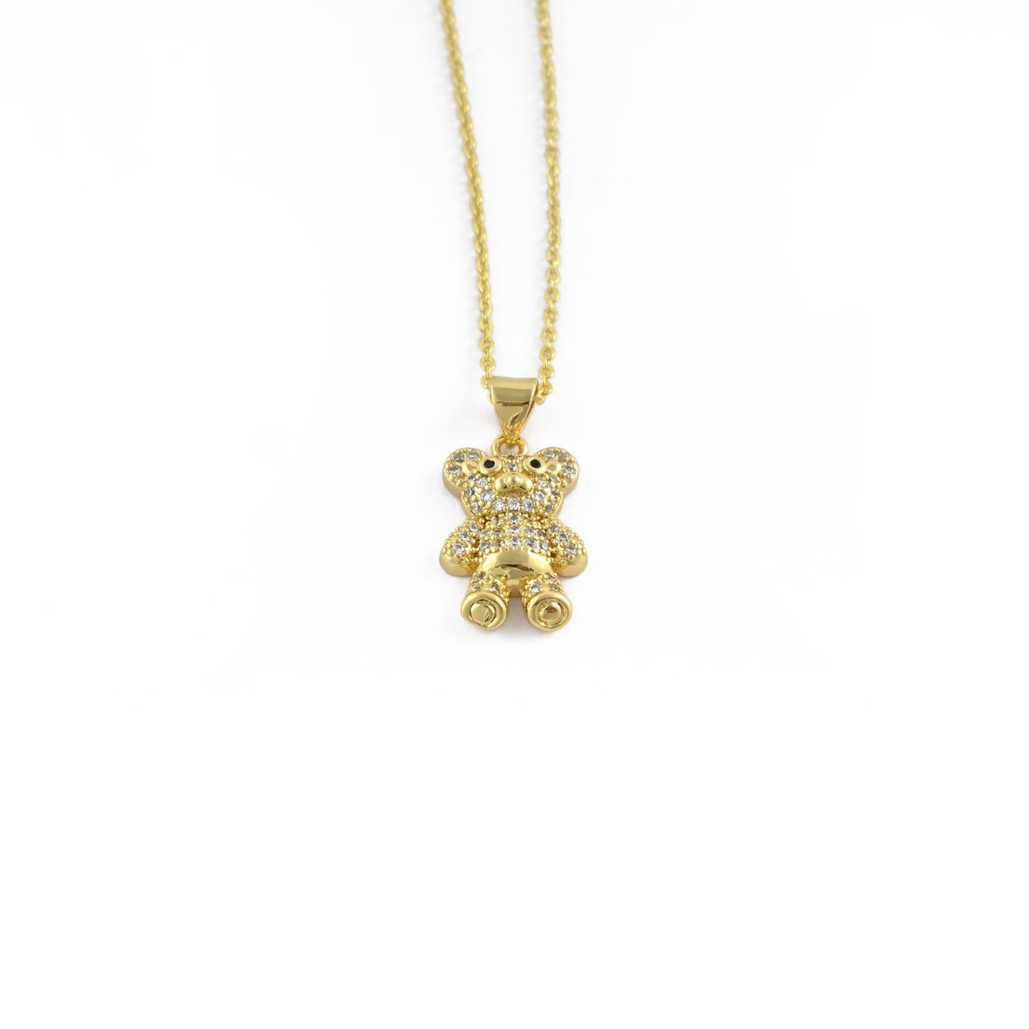 Cute Teddy Bear Necklace